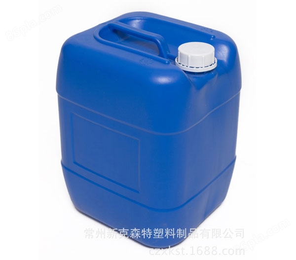 化工塑料桶蓝色小口化工耐高温耐高压耐酸碱20L方桶