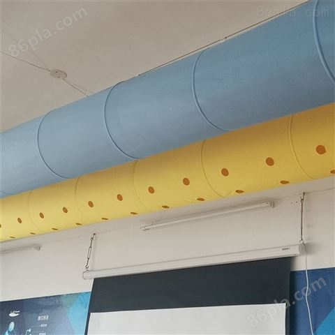 风管帆布软接连接方式 纤维阻燃布风管 生产