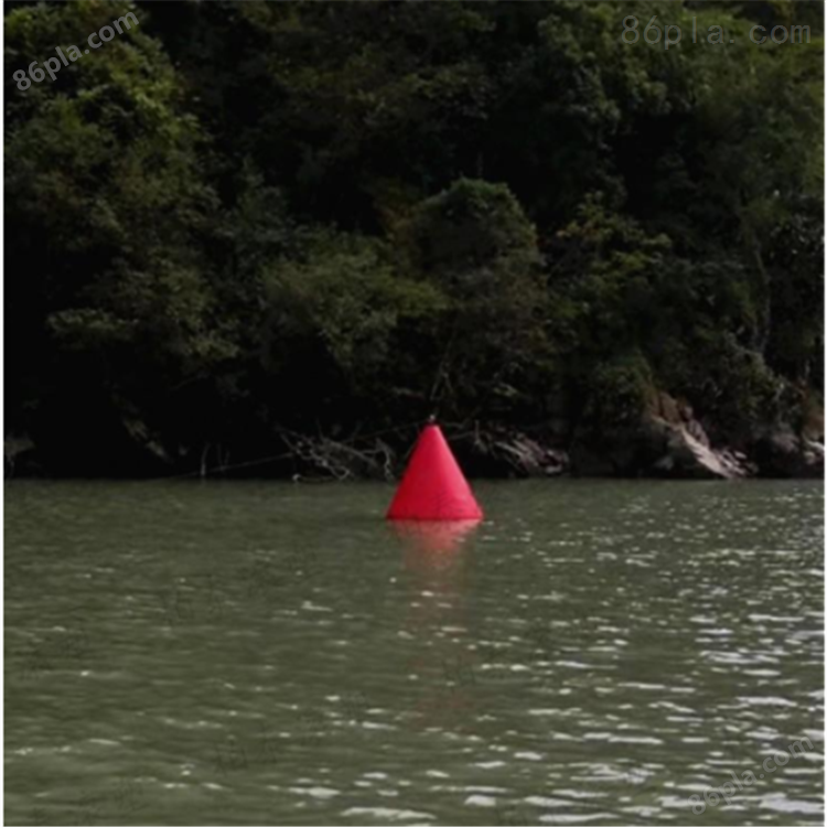 水面抗风浪警示塑料浮标 三角形警示浮标