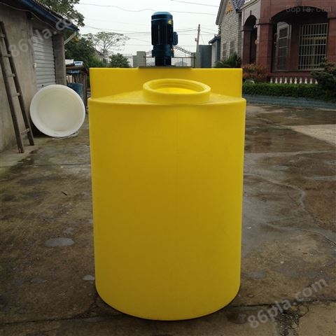 500L塑料加药箱 0.5立方PAC药剂搅拌桶