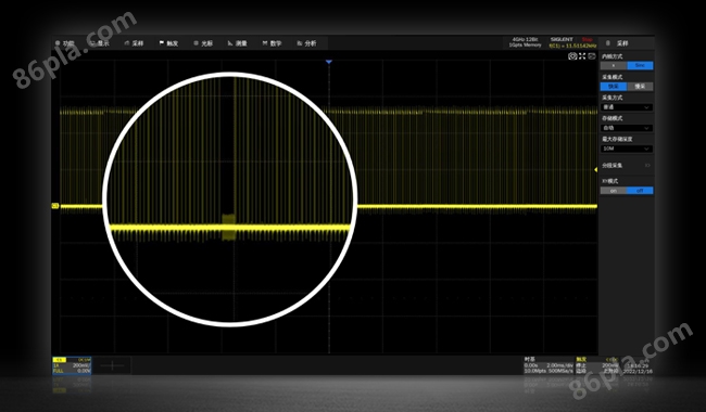 SDS7000A示波器的采样率100w.jpg