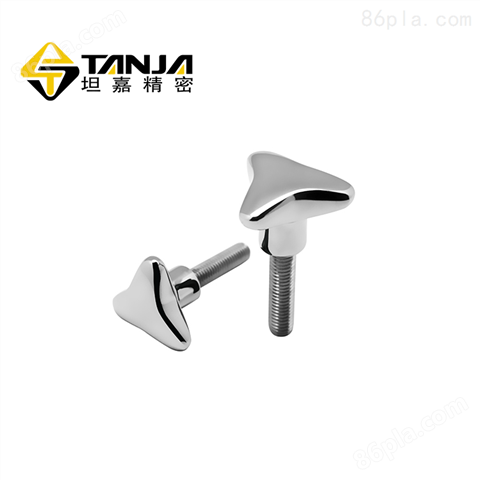 TANJA T53螺钉型锁紧旋钮 不锈钢三角旋钮